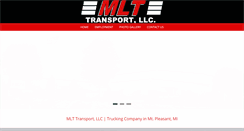 Desktop Screenshot of mlttrucking.com